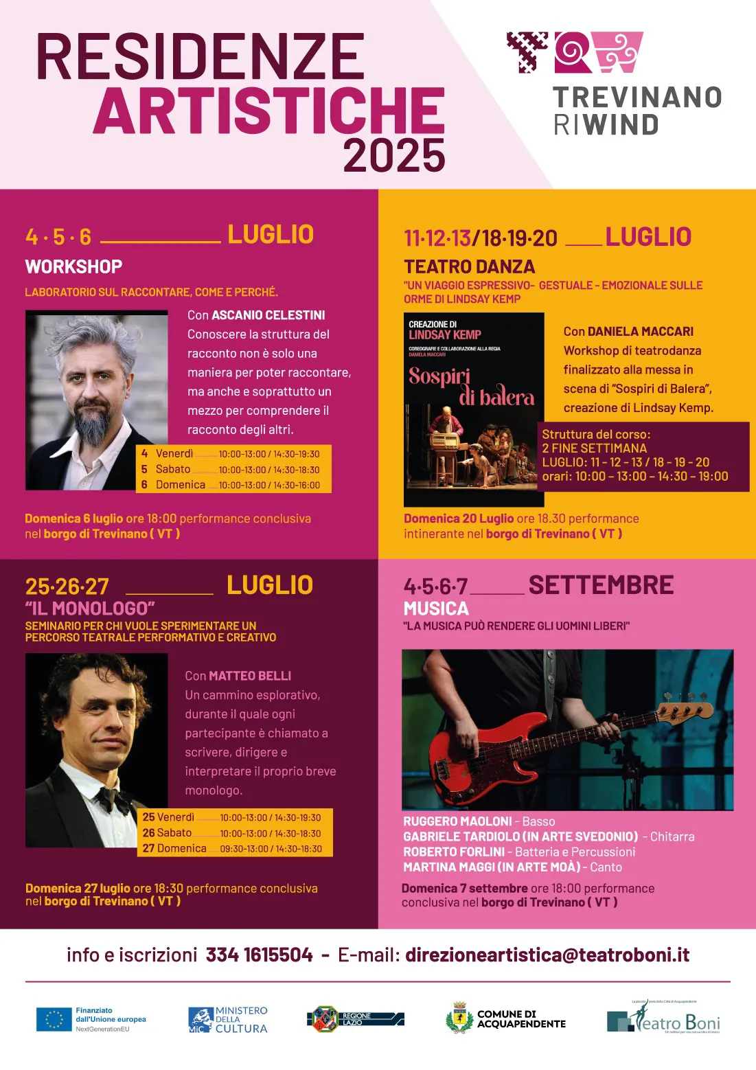 residenze artistiche 2025