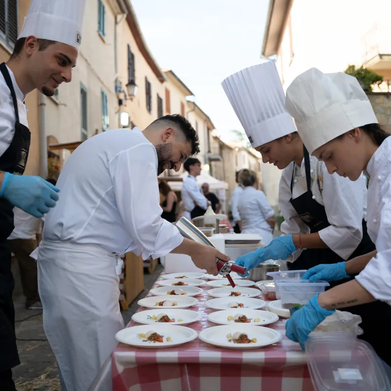 Francesco Nunziata Chef Castello di Fighine San Casciano dei Bagni - Stella Michelin
