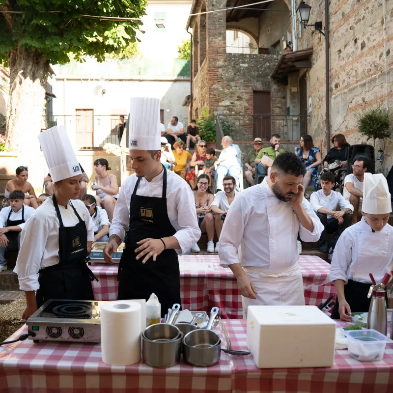 Francesco Nunziata Chef Castello di Fighine San Casciano dei Bagni - Stella Michelin