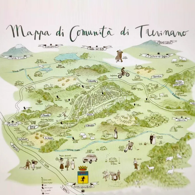 Mappa di comunità di Trevinano