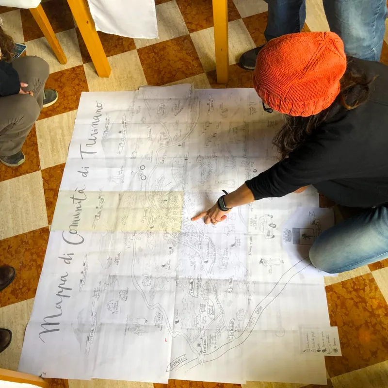 Mappa di comunità di Trevinano